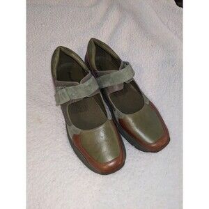 Jeffrey Campbell Kicks Mary Jane Wedge Green Size 10